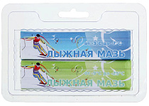 Набор мазей 2 бруска сцепления для лыж 80г -3-25°C (ЛМ2-С-СЗ)